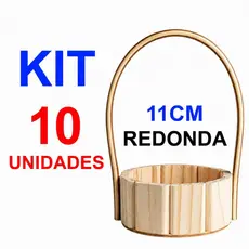 Kit Cesta Mini Redonda 11 Centímetros