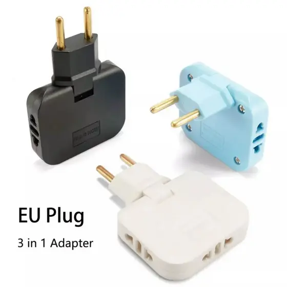 Adaptador Benjamin Articulado Deslocado 10A tomada Resistente Bivolt universal