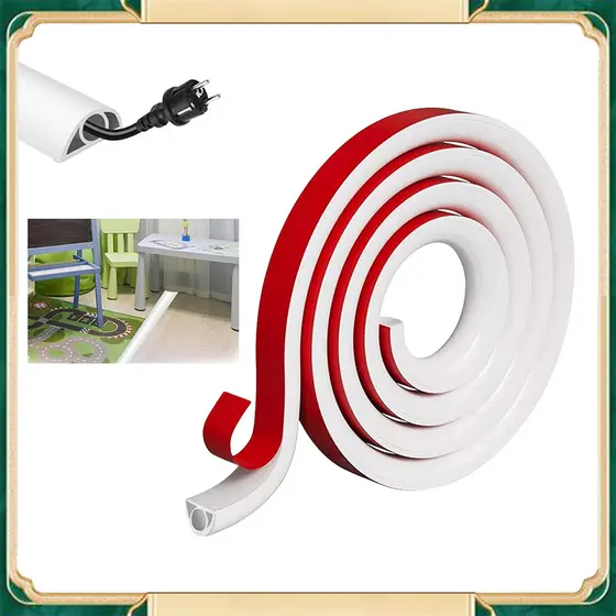 1 rolo de duto flexível para cabos em PVC com 4 metros, diâmetro de 20 mm, branco Manga de proteção para cabos