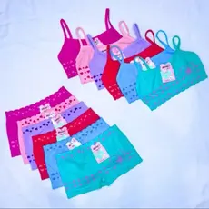 Conjunto infantil feminino Top e Calcinha Box