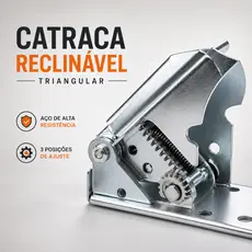 Catraca para Sofá-Cama ou Bi-Cama – Modelo Triângulo com 3 Níveis de Ajuste