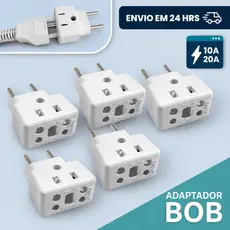 Adaptador beijamin bob esponja 10A/20A (não derrete) pino maciço