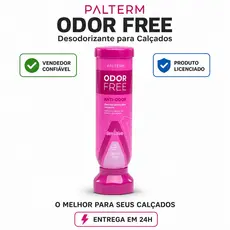 Odor Free Feminino Palterm Desodorante para Tênis Elimina Odores Proteção Prolongada Conforto Diário