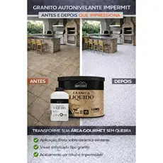 Granito liquido autonivelante (BRANCO) kit 11kg impermit