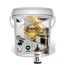 Granito revestimento epóxi (granito liquido luxo paredes) kit 4kg 8m2