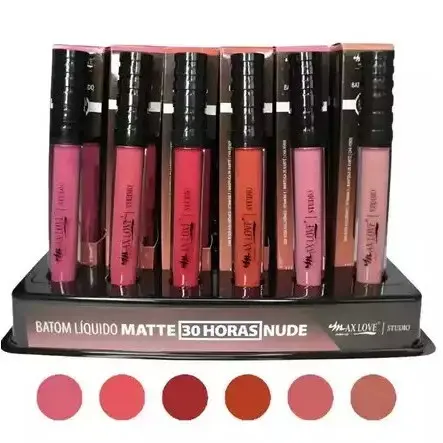 Batom Liquído 30 Horas Matte Nude Max Love