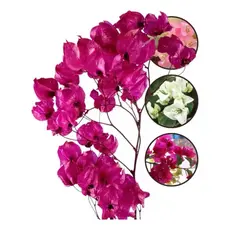 Bougainville Ramo natural desidratado 50cm| Flor Primavera– Decoração Elegante e Sofisticada