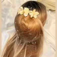 Grinalda de noiva Grinalda para cabelo Penteado para noiva Enfeite de cabelo para noiva