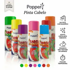 Spray De Cabelo Tinta Uso Para Cabelos De Todas As Formas Sai Facil Lavando 125ml ENVIO IMEDIATO!!