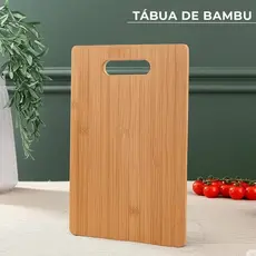 Tábua De Mdf Estilo Bambu Para Corte De Alimentos E Carnes 30cm - 20cm Produto Natural ENVIO IMEDIATO!!