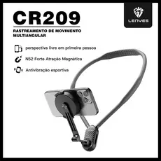Suporte para Celular de Pescoço Magnético para Live/Esportes/Ação LENYES