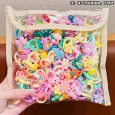 Laços De Cabelo Elásticos Estilo Coreano Para Crianças , Faixas Não Danificadas Meninas , Acessórios BAZAR RAIZ