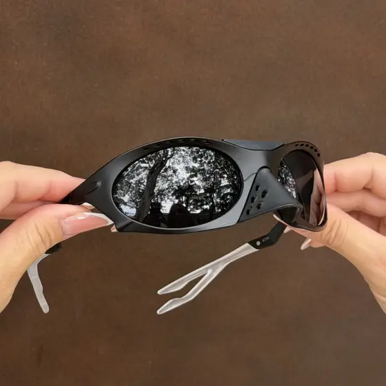 Óculos de Sol Unissex Bico de Pato Narigueira Removível Proteção UV400