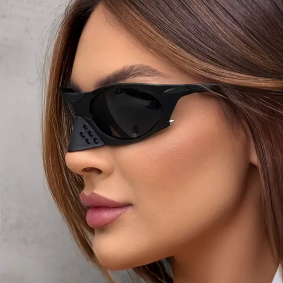 Óculos de Sol Conceito com Lente UV400 Nariz Removível e Hastes Diferenciadas