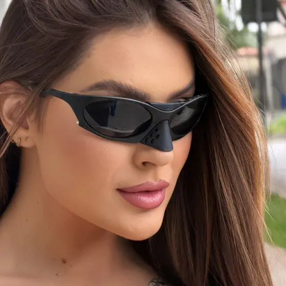 Óculos de Sol Planta Conceito Estilo Unissex com Narigueira Removível UV400