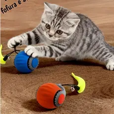 Bola interativa Recarregáveis para gatos com sensor de gravidade e movimento automático - brinquedo pet