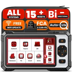 Ancel FX6100 Scanner Automotivo A/F Todos Os Sistemas 15 Redefinir Ferramenta De Diagnóstico