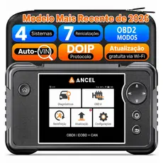 Ancel FX2000Pro Scanner Automotivo ABS SRS Airbag Transmissão Motor Ferramenta De Diagnóstico