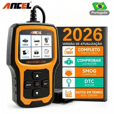 Scanner Automotivo Leitor de Código de Falha do Motor Ancel AD410 OBD2 Ferramenta de Diagnóstico de Carros