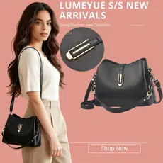 Bolsa Média Feminina 2 em 1: Ombro e Transversal com Duas Alças