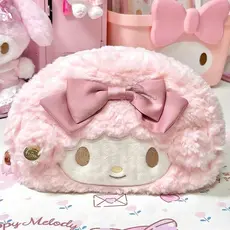 Estojo de pelúcia Melody, estojo fofo, grande capacidade, adequado para estudantes que estão voltando à escola, feito de