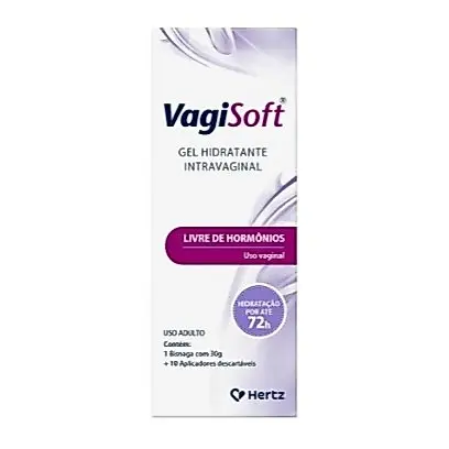 VAGISOFT 30G - HIDRATANTE INTRAVAGINAL COM 10 APLICADOR
