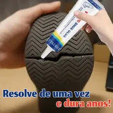 Cola Transparente Para Reparo De Sapatos – Adesivo À Prova D'água Fixação De Solas , Saltos E Bolsas (60ml)