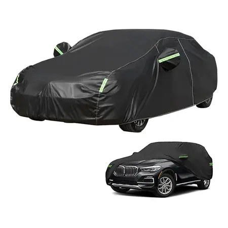 Capa Impermeável para Carro com Faixa Refletiva Proteção Total contra Sol e Chuva