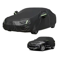 Capa Impermeável para Carro com Faixa Refletiva Proteção Total contra Sol e Chuva