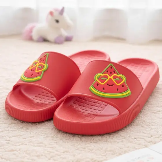 Chinelo Slide Nuvem MELANCIA Charmosa Leve Básico Menina Moda Escolas Cores Festas Estilo