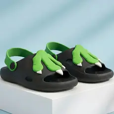 Chinelo Nuvem Slide Pata Dino infantil meninas confortável unicórnio flor coração