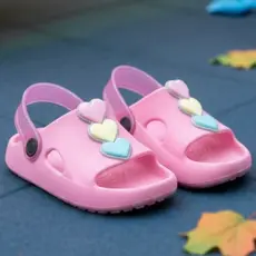 Chinelo Nuvem Slide infantil menina confortável unicórnio flor coração
