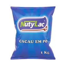 Cacau em pó 1 Kg - Alcalino Lecitinado – 100% Puro - Nutylac