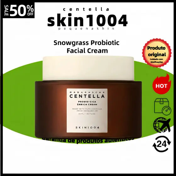 7.7skin1004madagascar Centella Probio-Cica Creme Rico/Hidratante/Antienvelhecimento/Firmando A Pele (50ml)