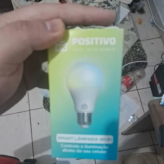 Smart Lâmpada Wi-Fi RGB+ Positivo Casa Inteligente