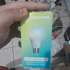 Smart Lâmpada Wi-Fi RGB+ Positivo Casa Inteligente