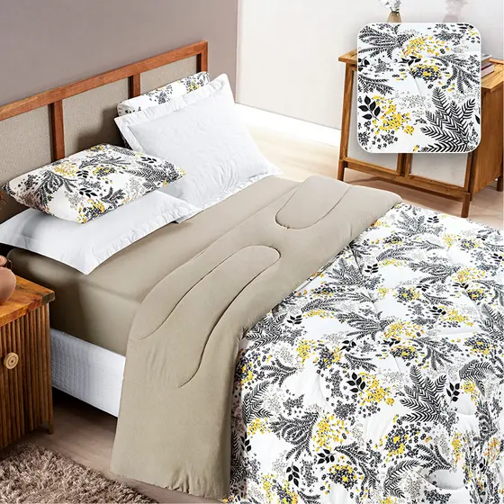 Edredom King Quality Ultra Confortável 100% Algodão Malha Cama King / Varias Estampas