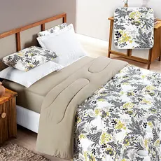 Edredom King Quality Ultra Confortável 100% Algodão Malha Cama King / Varias Estampas