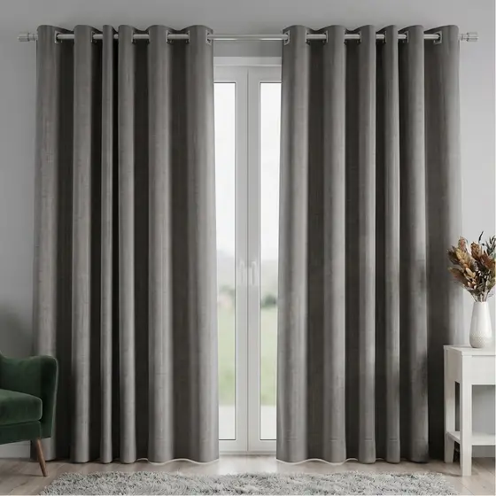 Cortina 100% Blackout Linho 4,00x2,30/2,50/2,80 Para Sala e Quarto Premium