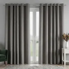 Cortina 100% Blackout Linho 4,00x2,30/2,50/2,80 Para Sala e Quarto Premium