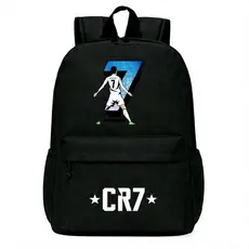 Mochila masculina CR7 Cristiano Ronaldo ideal para escola e uso diário com design esportivo 5 opções de estampas