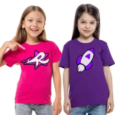 Camiseta  Emilly Vick Infantil Vários Modelos Manga Curta 100% algodão
