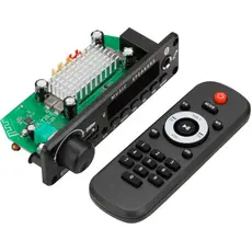 Placa Amplificador Modulo Mp3 40w 50w 160w 200w Rms Bluetooth Usb Radio Controle Microfone