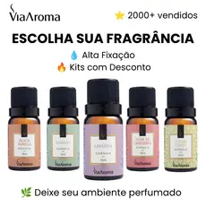 Essência Aromatizador Difusor Elétrico Via Aroma 10ml Óleo Essencial Ambiente Aroma Casa