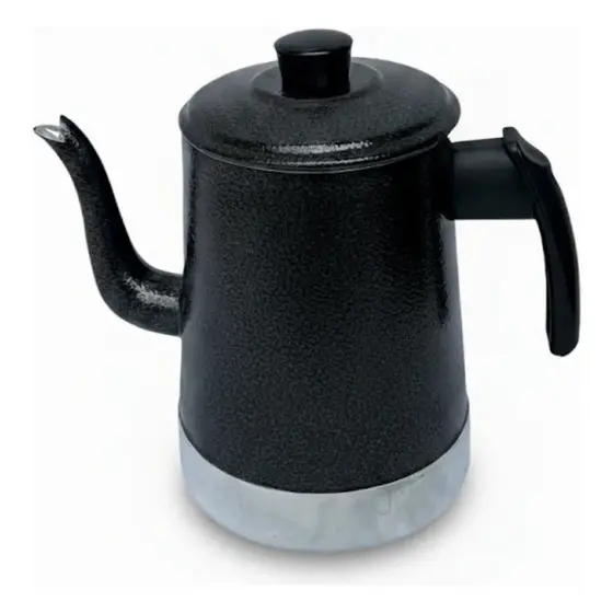 Bule De Cafe Cha 2,0 Litros Aluminio Preto Craqueado