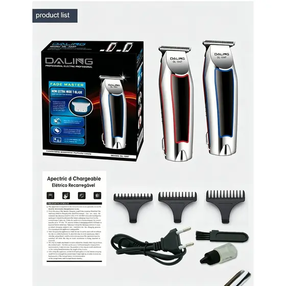 Kit Aparador Daling Profissional e Seguro DL1073A / DL1501A/DL1047