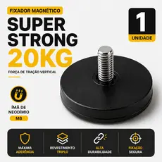 [BR Envio Imediato] Fixador Magnético Emborrachado Ímã De Borracha 66mm Neodímio