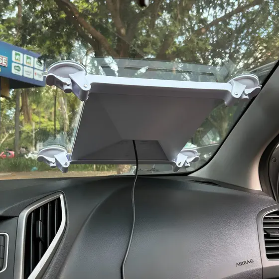 Suporte Para-brisa Para Starlink Mini C/ 4 Ventosas Veicular