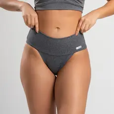 Kit 5 Calcinhas Fitness Cós Alto Calcinha Secura Barriga Cinta Modeladora Feminina