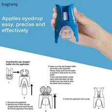 [bagreny] Suporte Para Gotas Os Olhos Frasco Ajudante Pomadas Dispositivo De Guia Colírio Ajuda Aplicador Ferramenta Cui